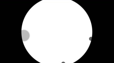 圆形圆圈镜头光圈黑屏特效视频素材
