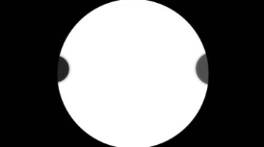 圆形圆圈镜头光圈黑屏特效视频素材