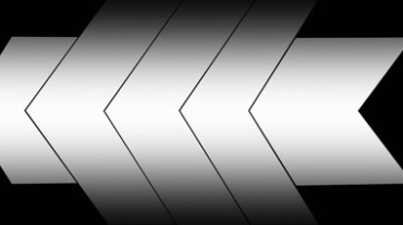 三角箭头标志动态黑屏背景视频素材