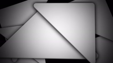 三角板动态特效黑白背景视频素材