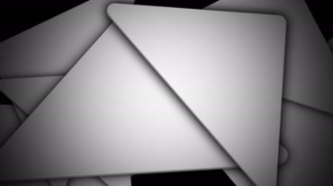 三角板动态特效黑白背景视频素材