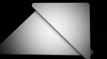 三角图形黑屏背景特效视频素材