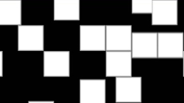 小格子方格动态拼图动画黑屏背景视频素材