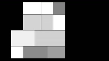 方格方块黑白循环透明闪烁视频素材