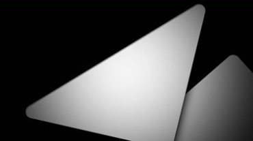 三角形动态转动黑屏背景特效视频素材