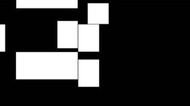 方块动态拼图黑屏特效视频素材
