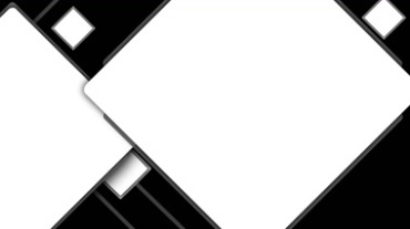方形几何图形黑屏背景视频素材