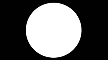 圆周圆圈圆斑黑白背景通道视频素材