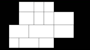 黑白方格组图拼图mov特效视频素材
