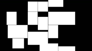 动态方格组图拼图黑屏抠像特效视频素材