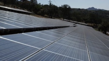 太阳能板排列