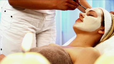 面膜脸部皮肤保养护理SPA视频素材