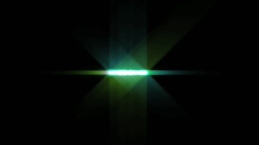 绿光闪闪光线闪烁视频素材