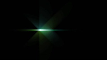 绿光闪过闪烁特效视频素材
