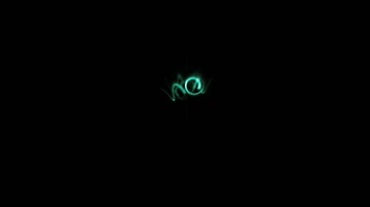 深海萤光生物螺旋状视频素材