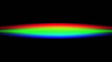彩虹光五彩光效黑屏特效视频素材