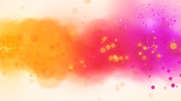 水彩水墨水粉彩色烟雾粒子动态特效视频素材