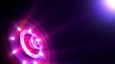 紫红色光线光效动态特效视频素材
