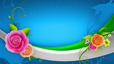 儿童节少儿趣味花朵开花动态背景视频素材