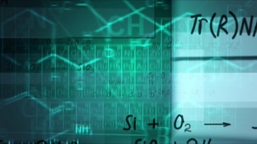 化学公式公式定理教学视频素材