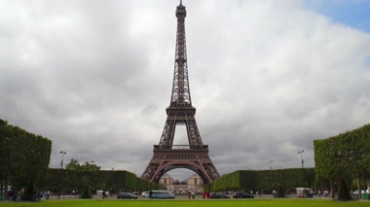 巴黎埃菲尔铁塔视频素材