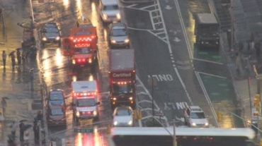 城市交通车流繁忙道路视频素材