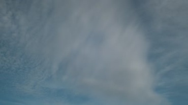 蓝色晴朗天空白云、云层移动动态飘移视频素材