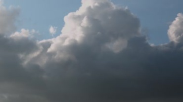 天空动态云层云团变幻移动视频素材