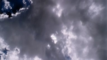 天空白色云层移动挡住太阳视频素材