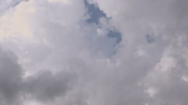白云白色云朵云团云层动态移动特效视频素材