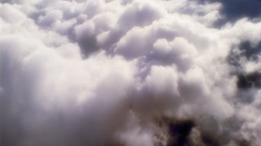 云巅之上云团云层视频素材
