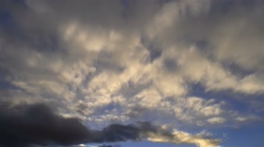蓝天黑云快速飘移风起云涌视频素材