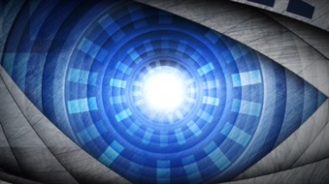 电子眼睛光眼科技之眼特写镜头视频素材