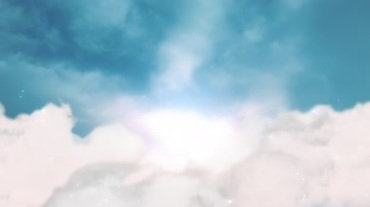 白色云层云团上飞行视频素材