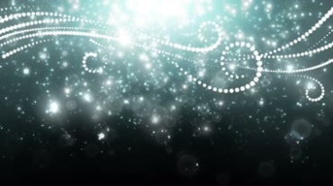 珍珠粒子灯光章鱼触角灯效发光炫酷粒子视频素材