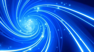 蓝色螺旋线条光线光效动态背景视频素材