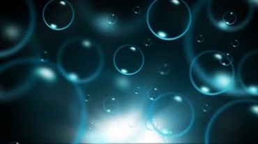 圆泡泡气泡水泡动态上浮漂浮视频素材