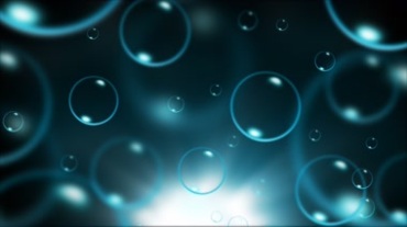 圆泡泡气泡水泡动态上浮漂浮视频素材
