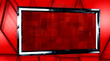 黑画框红色背景动态特效视频素材