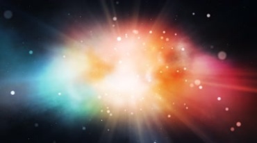 绚丽宇宙大爆炸炫光粒子视频素材