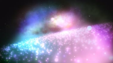 宇宙星云星空粒子视频素材
