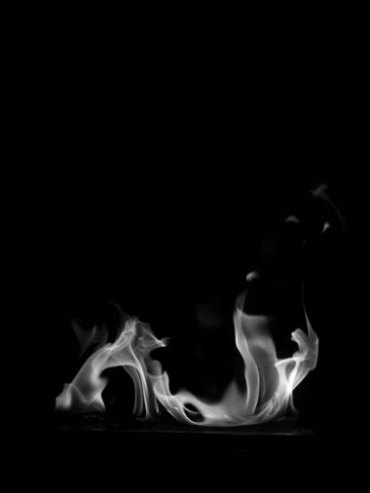 木头燃烧火焰火苗黑屏抠像特效视频素材