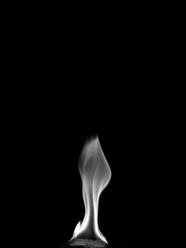 火苗火焰黑白透明抠像通道视频素材