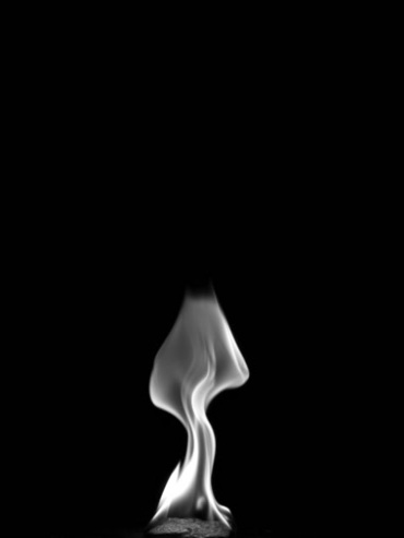 火苗火焰黑白透明抠像通道视频素材