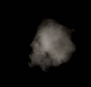 烟气团烟团雾黑屏抠像特效视频素材