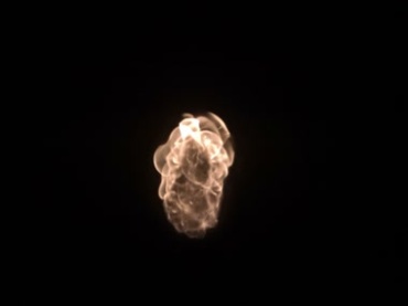 火焰火球腾起火团黑幕抠像特效视频素材