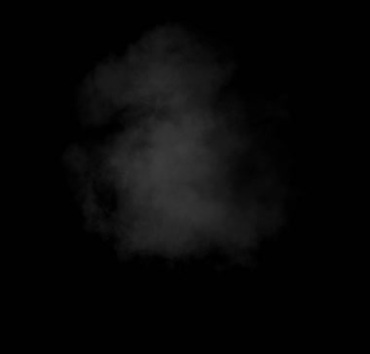 烟雾团烟团雾烟气雾气黑屏抠像特效视频素材
