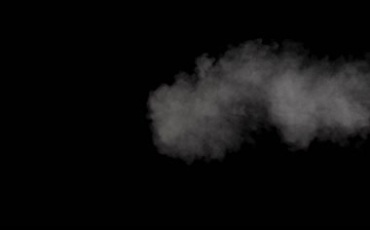烟雾喷白烟黑屏抠像特效视频素材