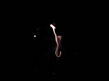 燃烧的火焰火苗黑屏抠像通道视频素材
