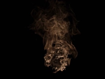 火团火球火焰燃烧火苗黑屏特效视频素材